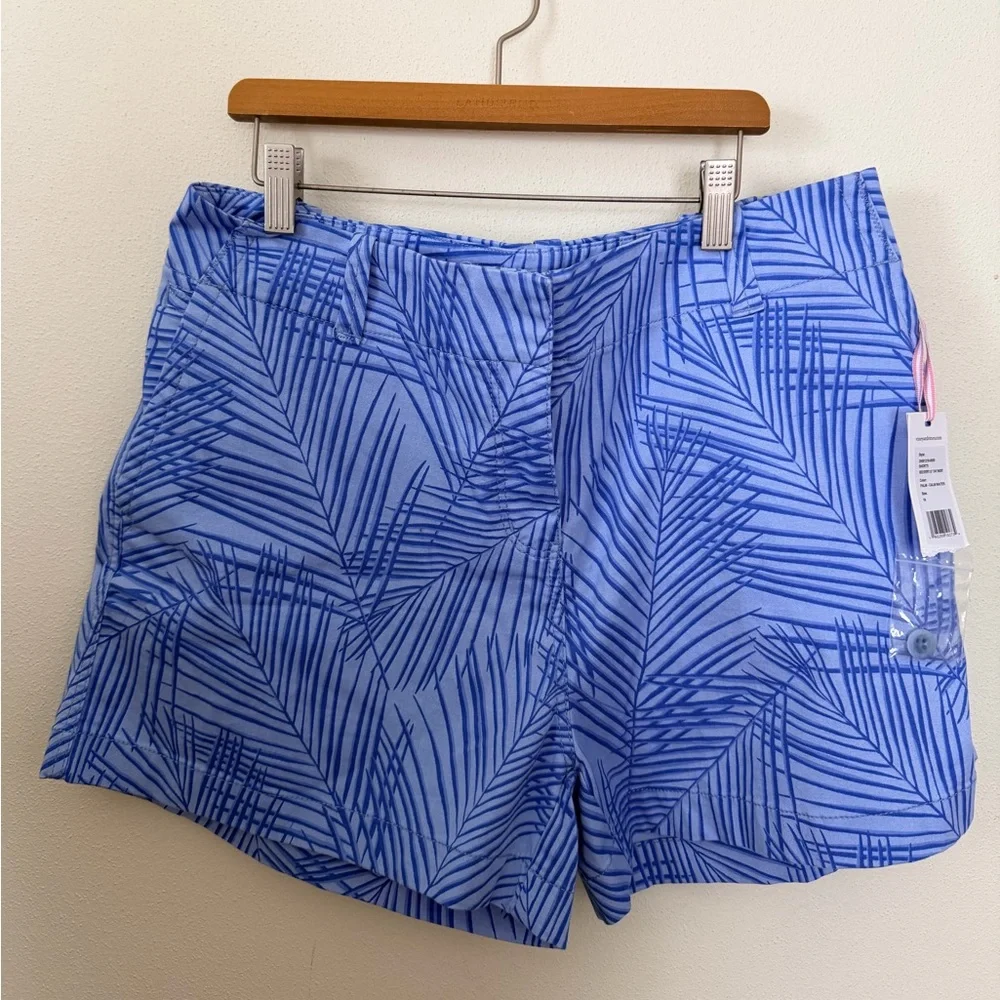 NWT Vineyard Vines blue palm shirts size 16 - Picture 2 of 9